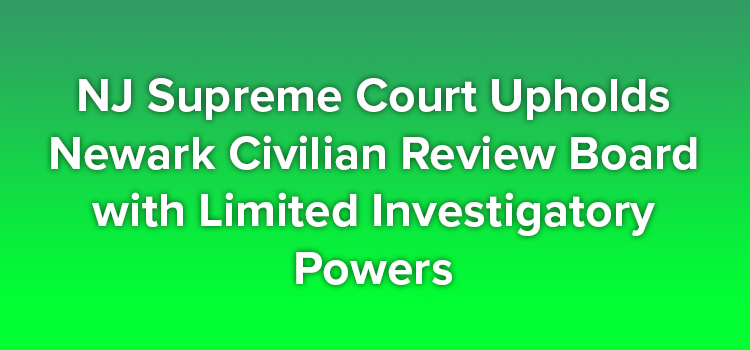 New Jersey Supreme Court Clarifies Entire Controversy Doctrine