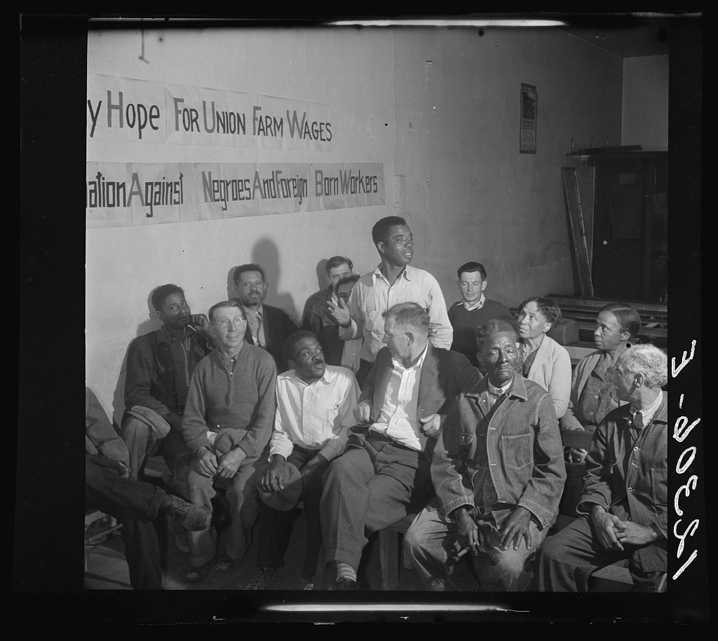 Meeting of agricultural workers union. Bridgeton, New Jersey