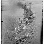 Photograph shows the U.S.S. New Jersey during a civilian training cruise, where people were trained to be sailors as part of the Preparedness Movement before the entry of the United States into World War I. (Source: Flickr Commons project, 2014)