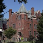 New Jersey Hall at Rutgers Universiy in New Brunswick, New Jersey