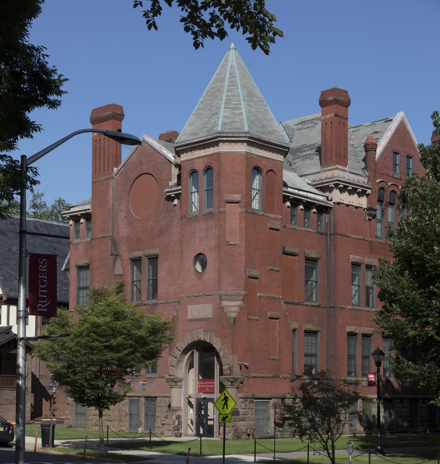 New Jersey Hall at Rutgers Universiy in New Brunswick, New Jersey